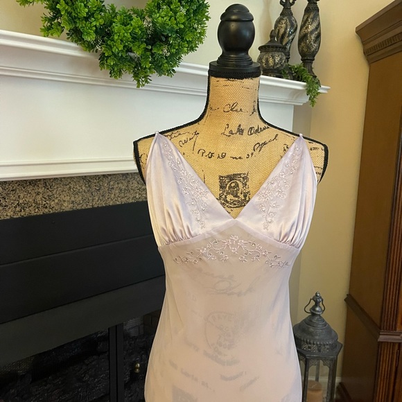 Madison Studio Intimates Lilac Lavender Sexy Ruffle Nightgown Lingerie Large - Picture 7 of 7